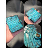 Snake Leather Wallet with Coin Purse Handcrafted Spain | Tabarez